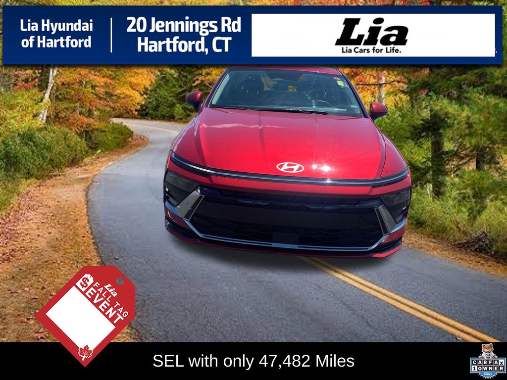 Ultimate red 2025 Hyundai Sonata Sedan Front-Wheel Drive 8-Speed Automatic
