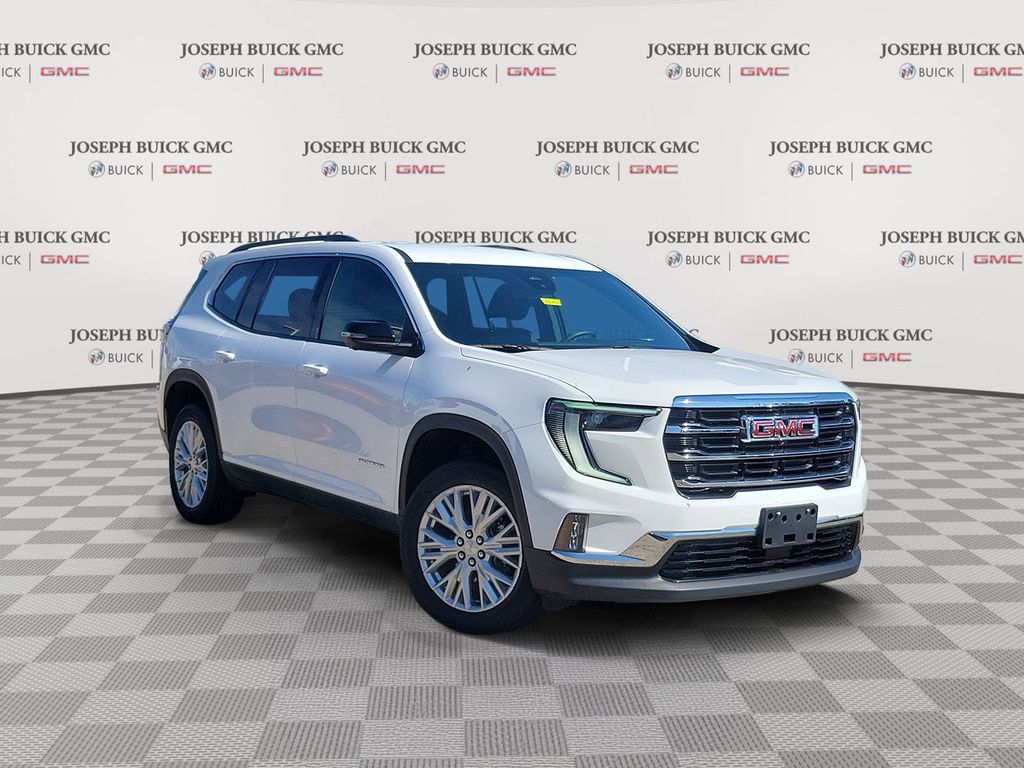 Summit White 2026 GMC Acadia SUV / Crossover Front-Wheel Drive 8-Speed Automatic