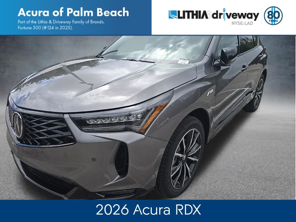 Liquid Carbon Metallic 2026 Acura RDX SH-AWD with Advance and A-Spec Package SUV / Crossover All-Wheel Drive Automatic