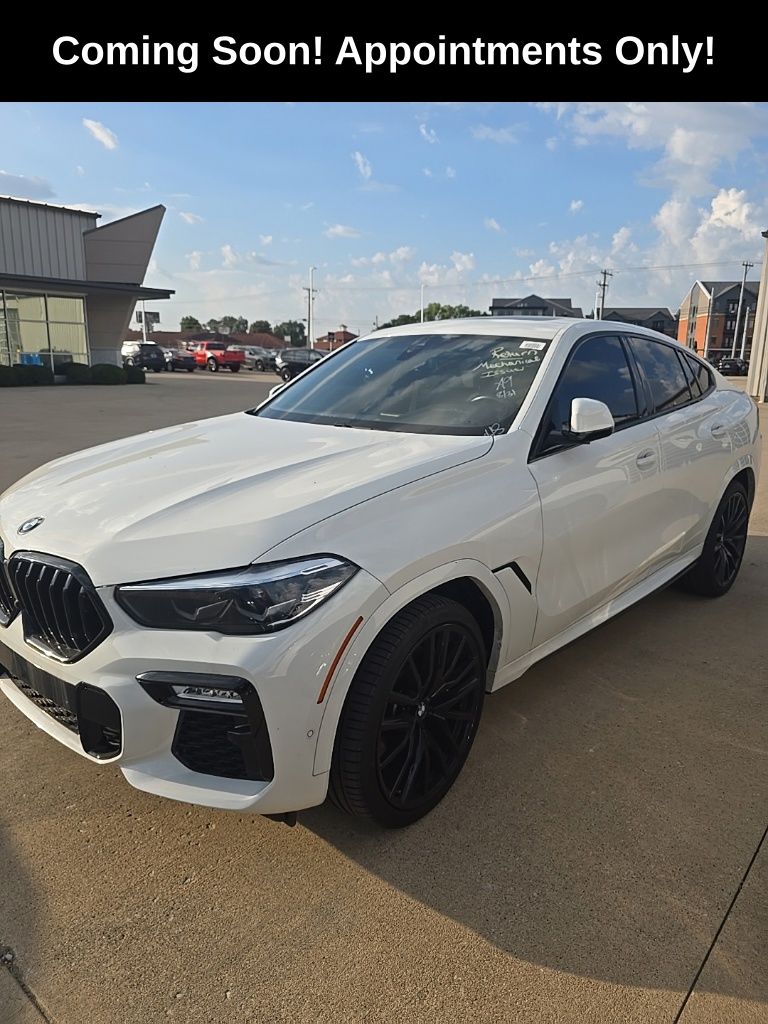 Alpine White 2021 BMW X6 SUV / Crossover All-Wheel Drive 8-Speed Automatic