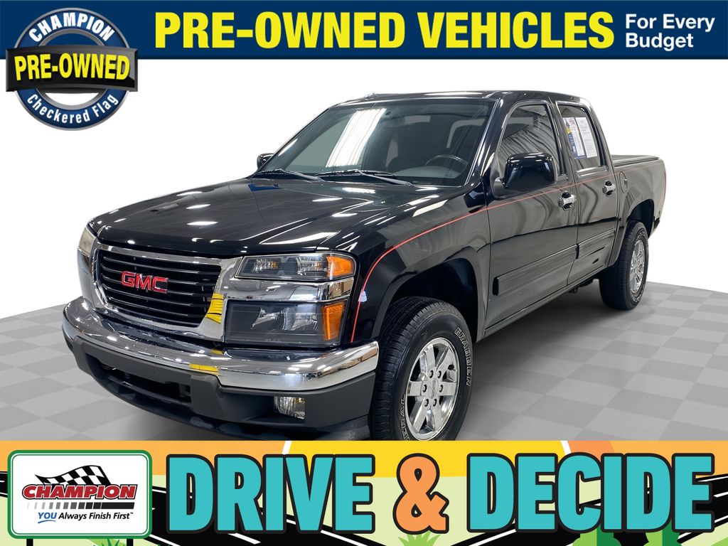 Onyx Black 2011 GMC Canyon Pickup Truck Four-Wheel Drive 4-Speed Automatic Overdrive