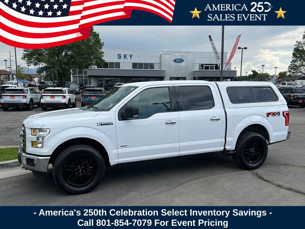 Oxford White 2017 Ford F-150 Pickup Truck Four-Wheel Drive 6-Speed Automatic