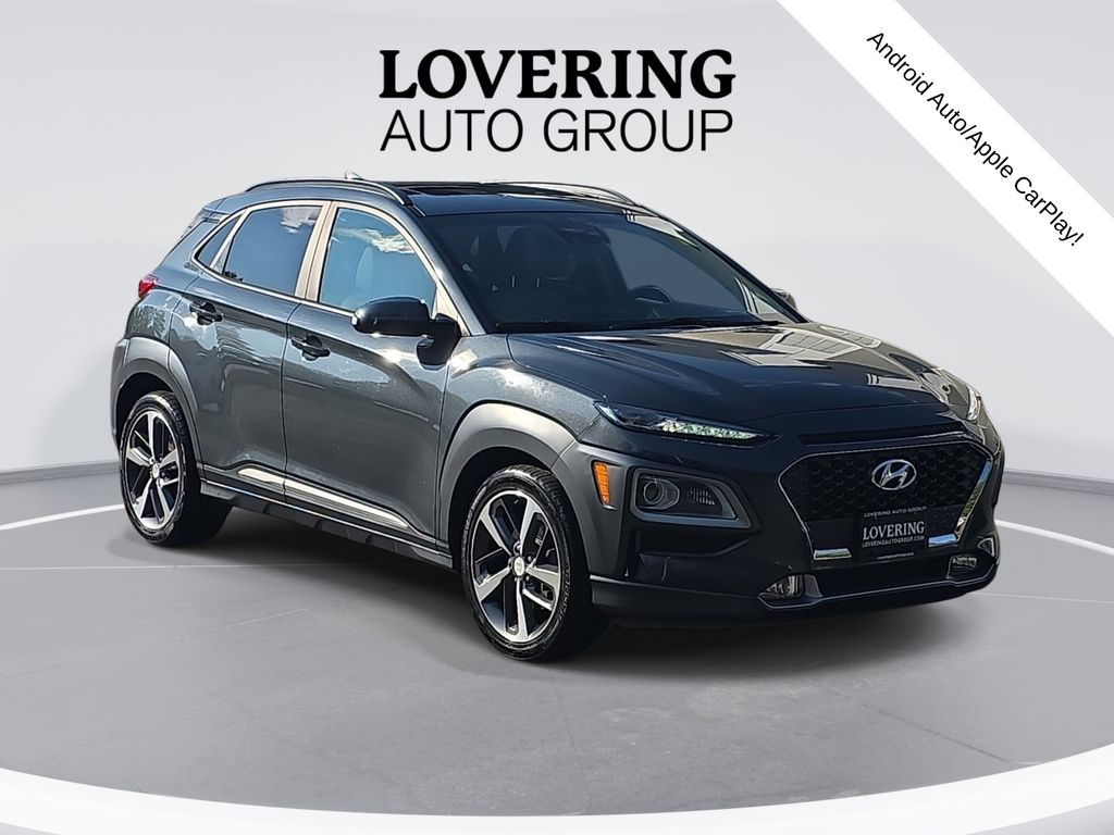 Thunder Gray 2020 Hyundai Kona SUV / Crossover All-Wheel Drive 7-Speed Automatic