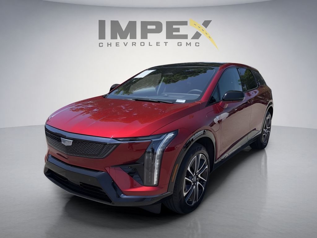 Radiant Red Tintcoat 2025 Cadillac OPTIQ SUV / Crossover All-Wheel Drive 1-Speed Automatic