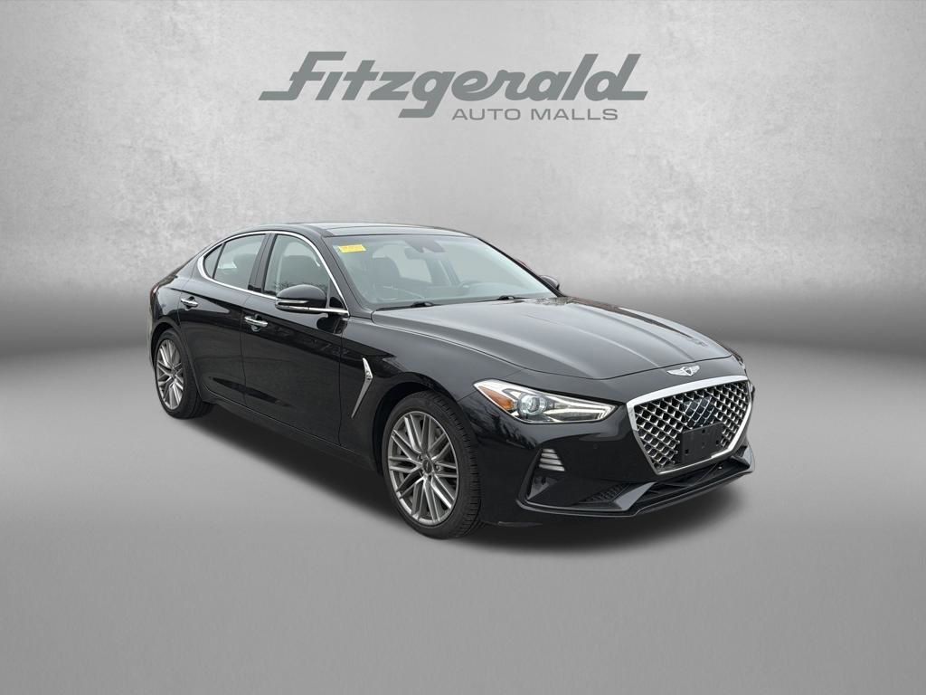 Vik Black 2021 Genesis G70 2.0T RWD Sedan Rear-Wheel Drive 8-Speed Automatic