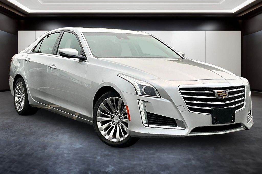 Radiant Silver Metallic 2018 Cadillac CTS Sedan All-Wheel Drive 8-Speed Automatic