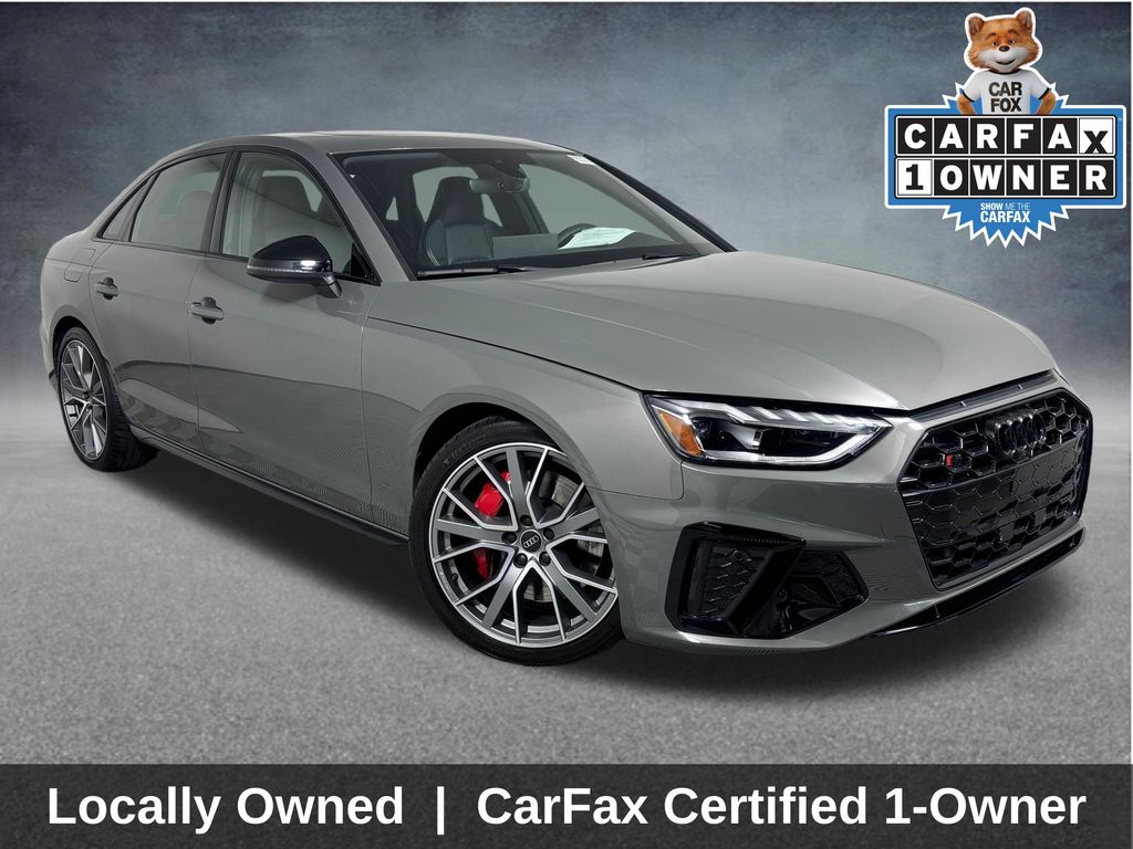 Chronos Gray Metallic 2024 Audi S4 3.0T quattro Premium Plus AWD Sedan All-Wheel Drive 8-Speed Automatic