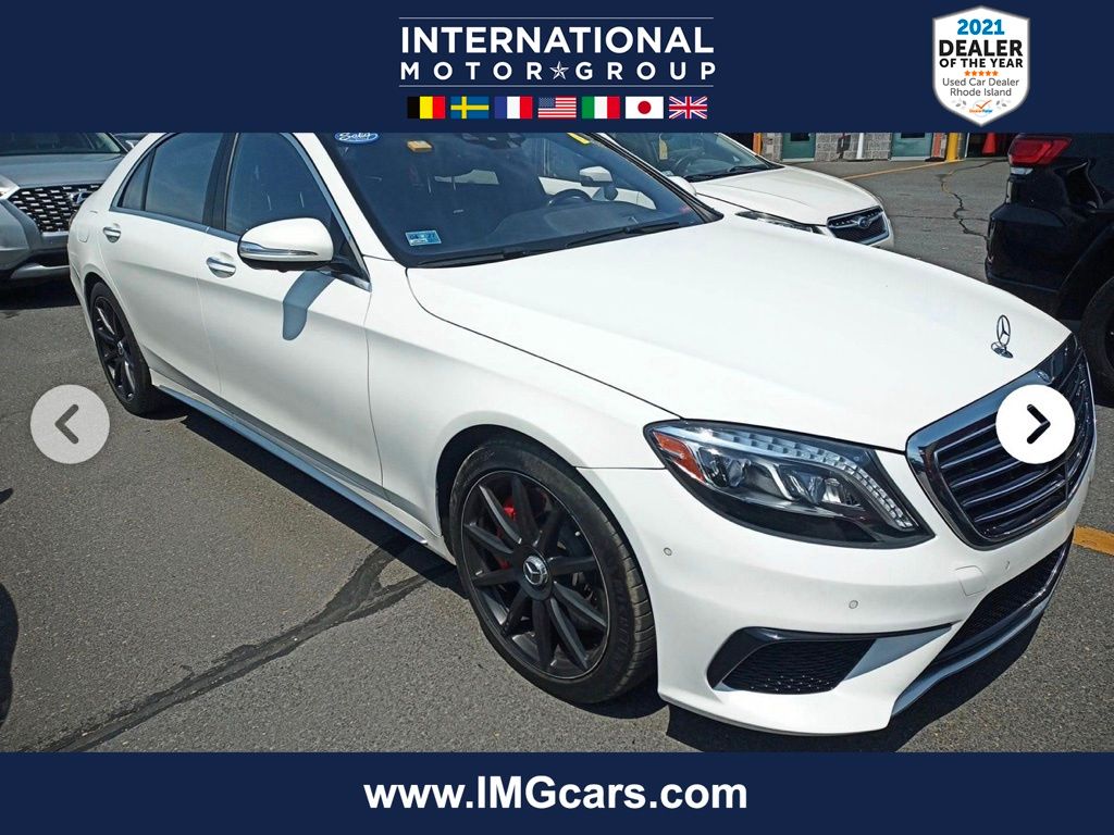 designo Magno Cashmere White (Matte Finish) 2016 Mercedes-Benz S-Class S 63 AMG Sedan All-Wheel Drive 7-Speed Automatic