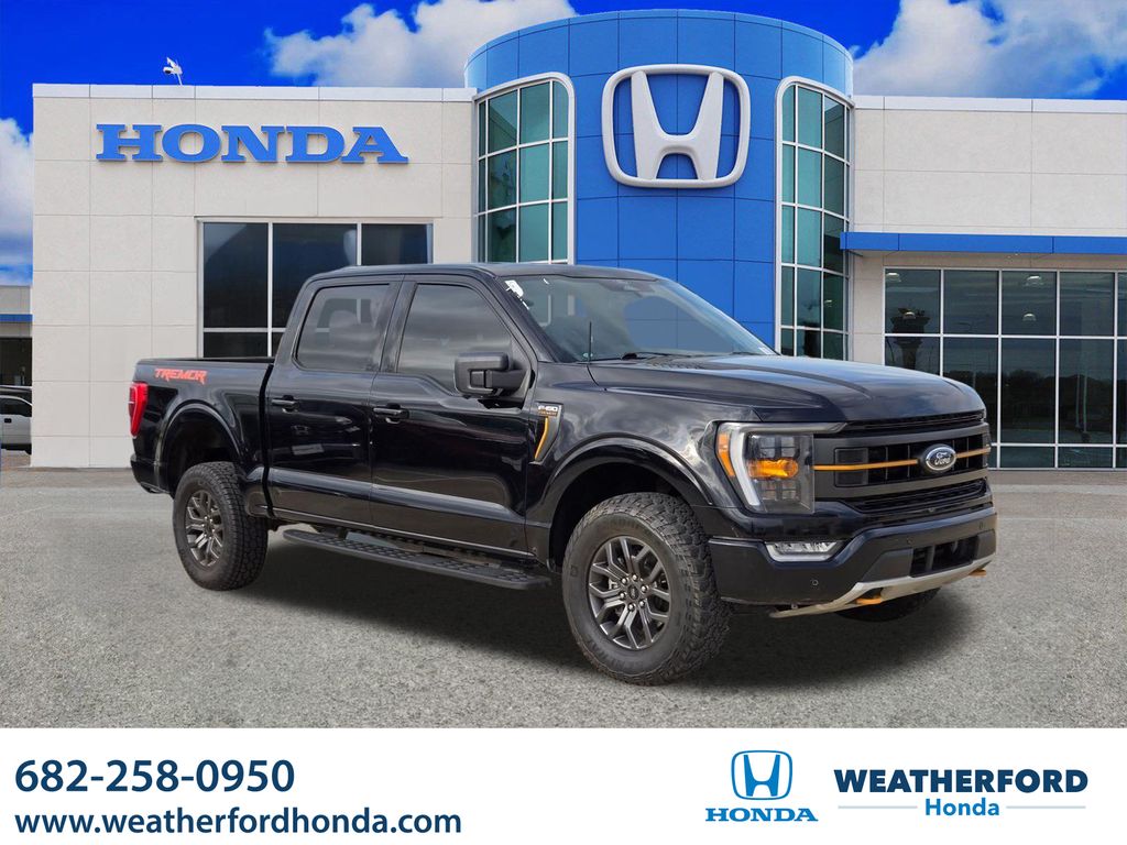 Black Metallic 2022 Ford F-150 Tremor SuperCrew 4WD Pickup Truck Four-Wheel Drive Automatic
