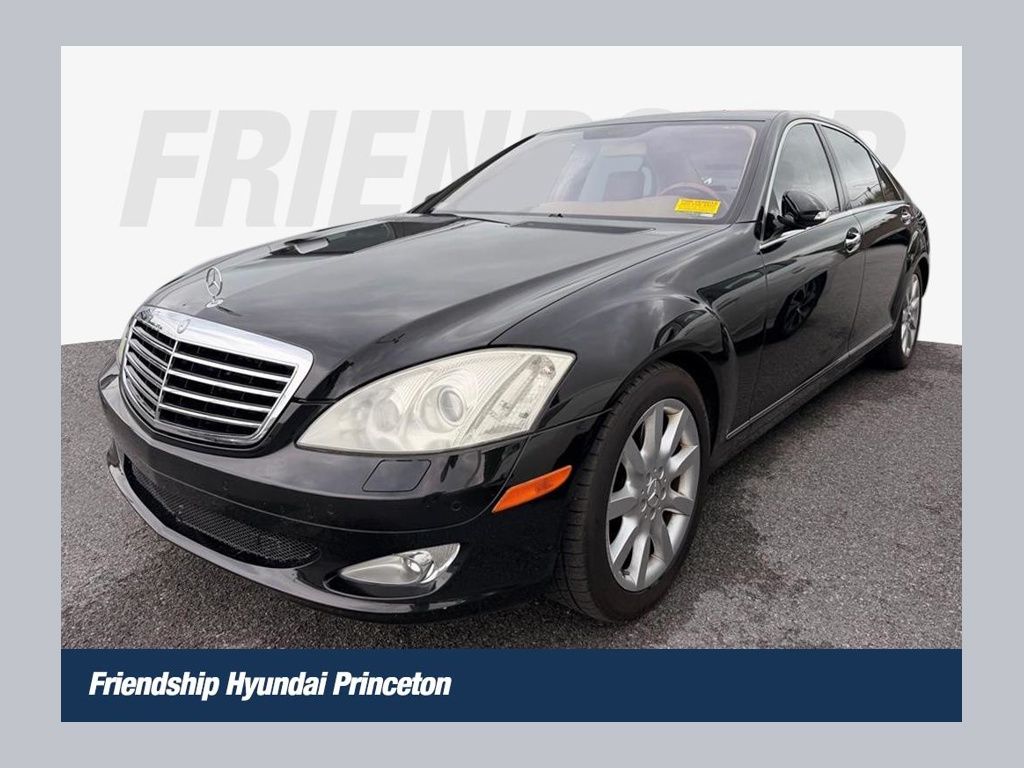 Black 2007 Mercedes-Benz S-Class S 550 Sedan Rear-Wheel Drive 7-Speed Automatic