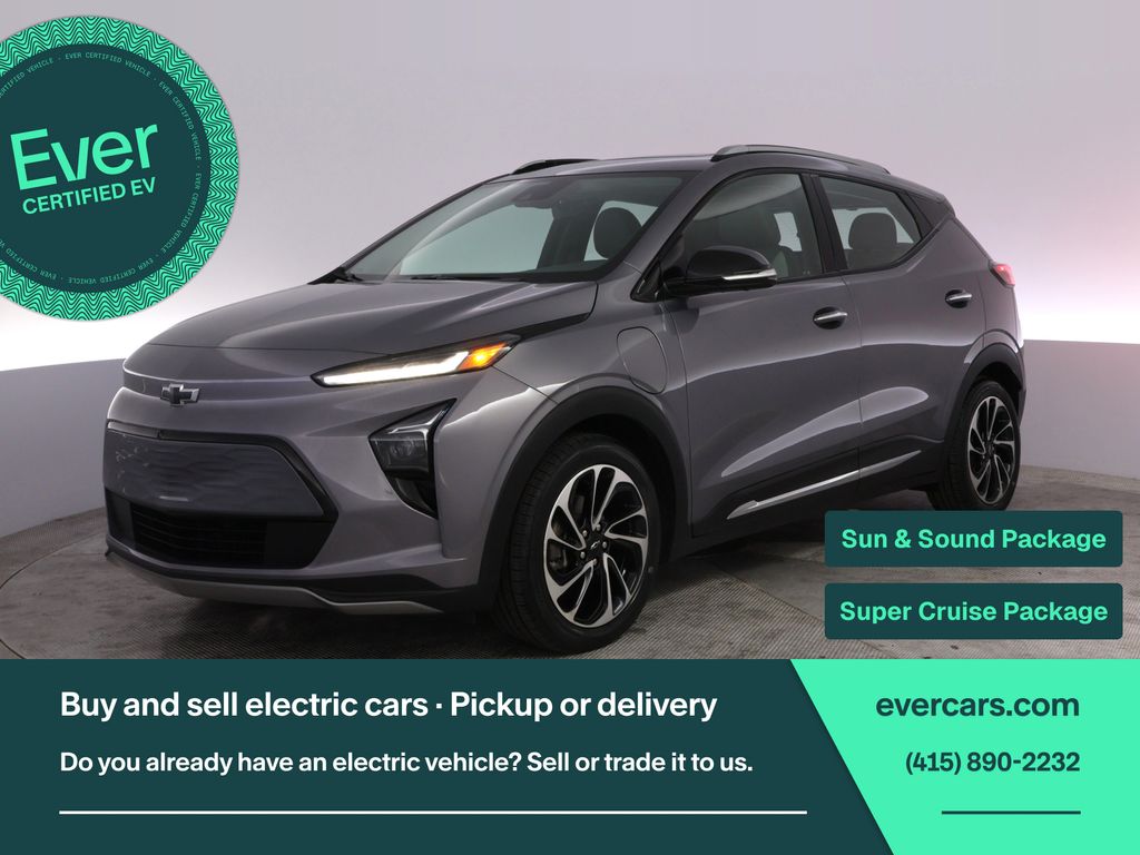 Gray Ghost Metallic 2023 Chevrolet Bolt EUV Hatchback Front-Wheel Drive 1-Speed Automatic