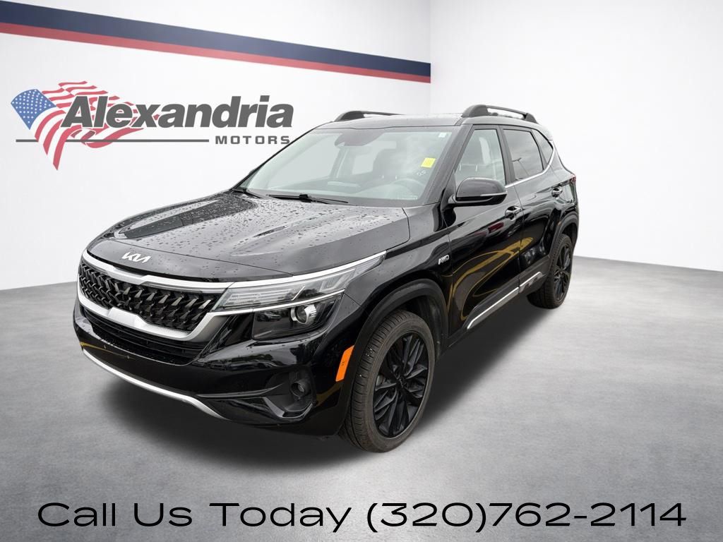 Cherry Black 2022 Kia Seltos Nightfall AWD SUV / Crossover All-Wheel Drive 7-Speed Automatic