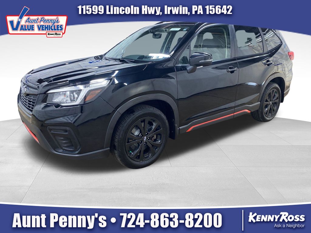 Crystal Black Silica 2019 Subaru Forester SUV / Crossover All-Wheel Drive Continuously Variable Transmission