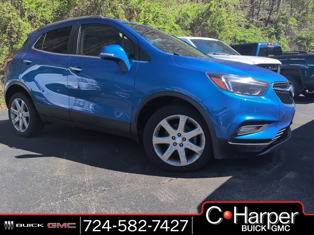Brilliant Blue Metallic 2018 Buick Encore Premium AWD SUV / Crossover All-Wheel Drive 6-Speed Automatic Overdrive