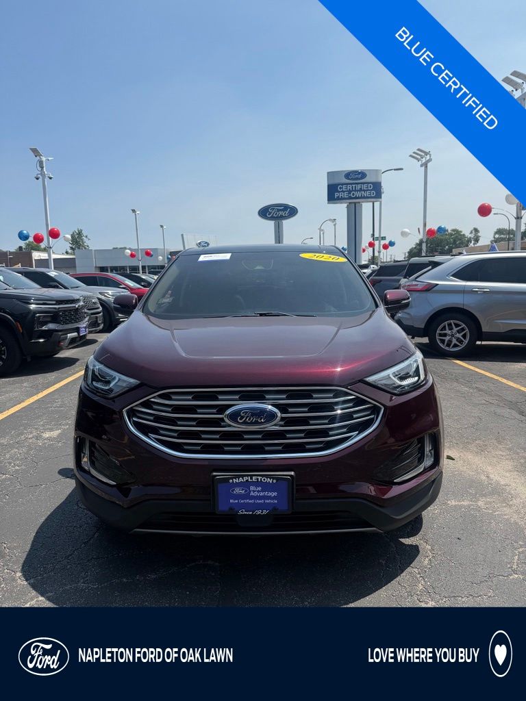 Red (Burgundy) 2020 Ford Edge SUV / Crossover All-Wheel Drive 8-Speed Automatic