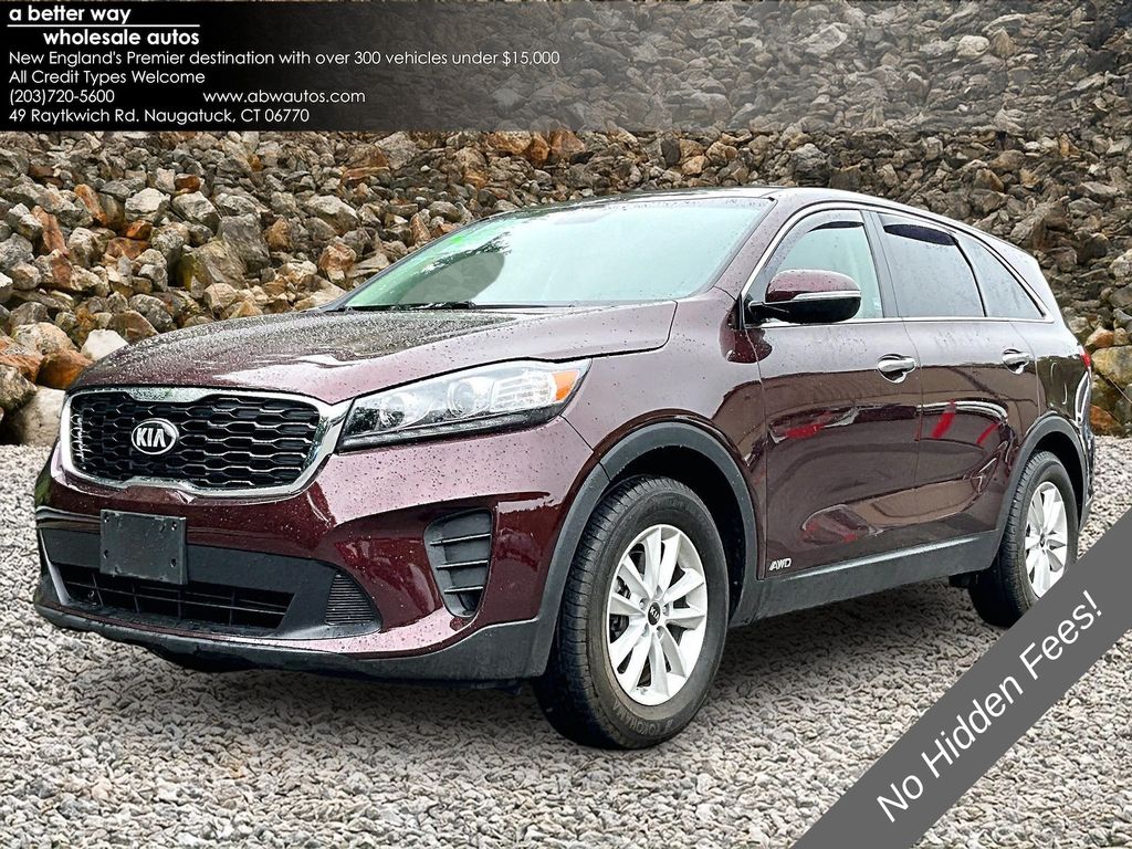 Red (Sangria) 2019 Kia Sorento SUV / Crossover All-Wheel Drive 6-Speed Automatic