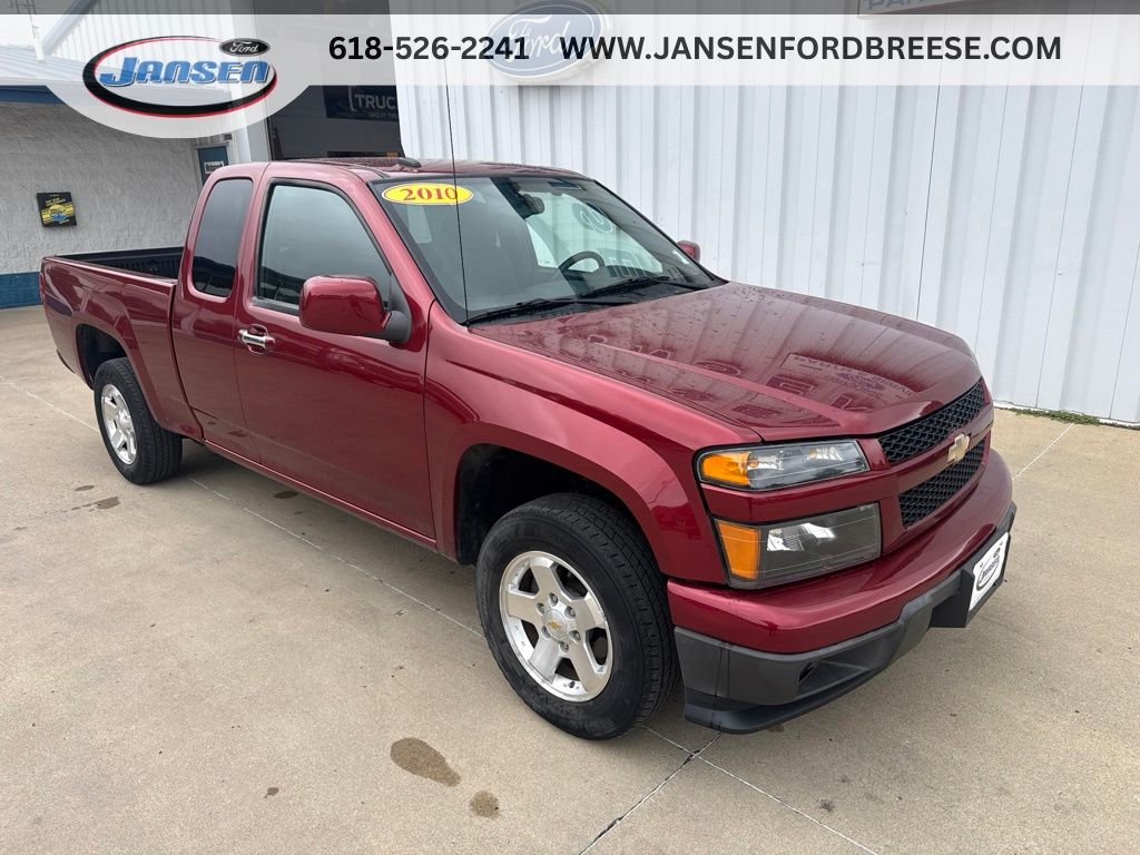 Cardinal Red Metallic 2010 Chevrolet Colorado Pickup Truck 4X2 4-Speed Automatic Overdrive