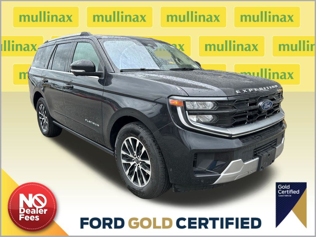Agate Black Metallic 2025 Ford Expedition Platinum 4WD SUV / Crossover Four-Wheel Drive Automatic