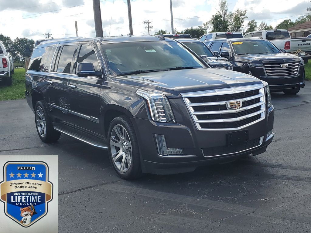 Dark Granite Metallic 2016 Cadillac Escalade ESV SUV / Crossover Four-Wheel Drive 8-Speed Automatic