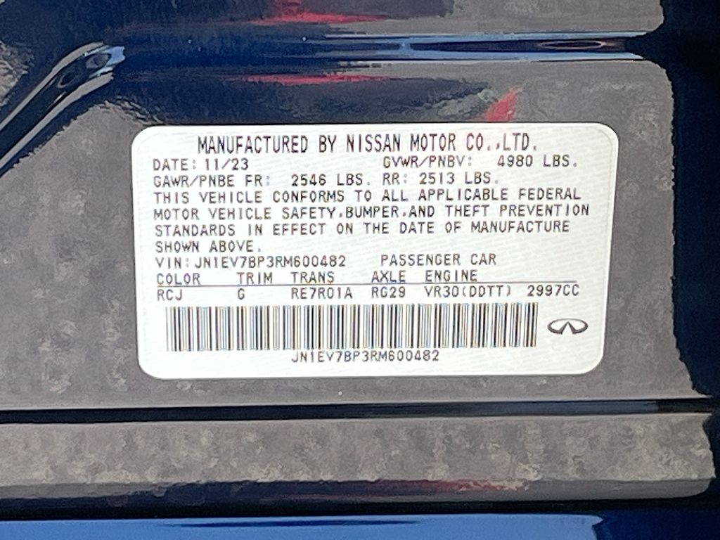Used 2024 Blue INFINITI LUXE image 33