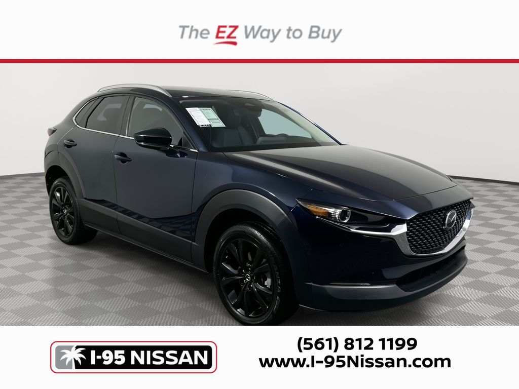 Deep Crystal Blue Mica 2024 Mazda CX-30 2.5 S Select Sport AWD SUV / Crossover All-Wheel Drive 6-Speed Automatic