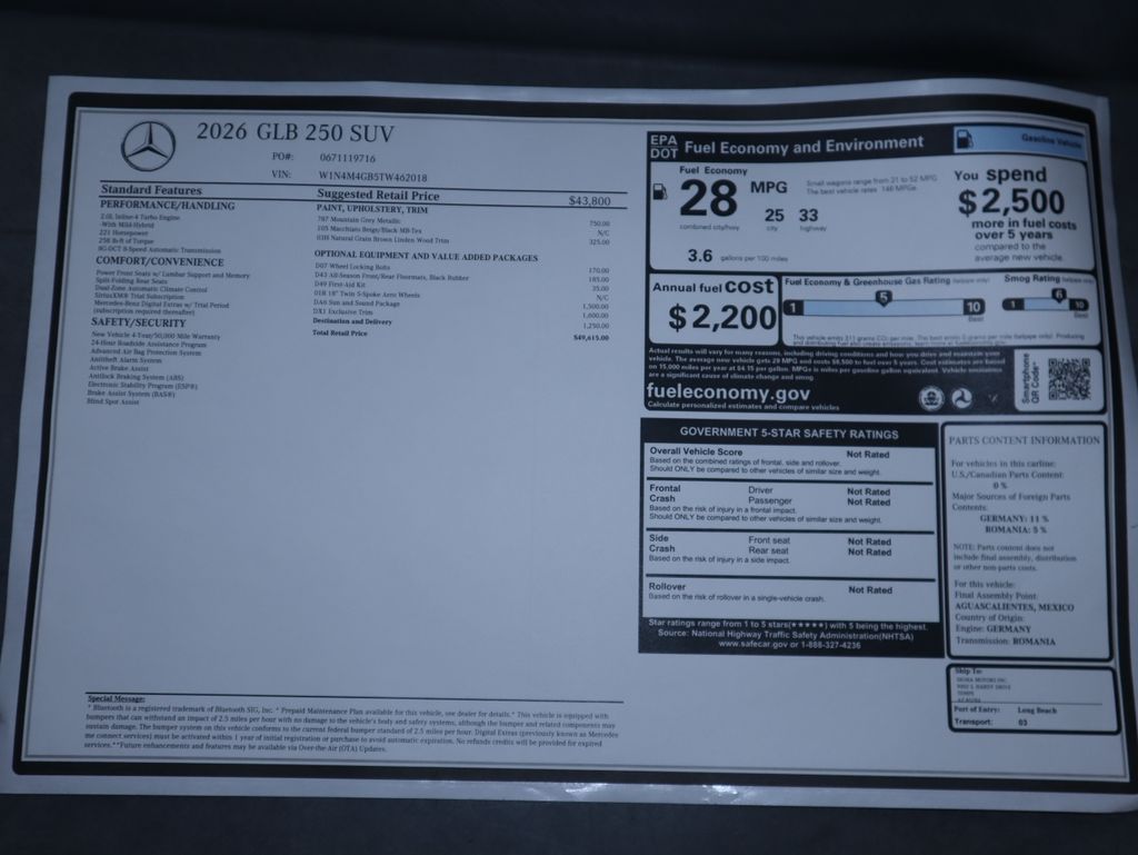 Thumbnail: 2026 Mercedes-Benz GLB - 9