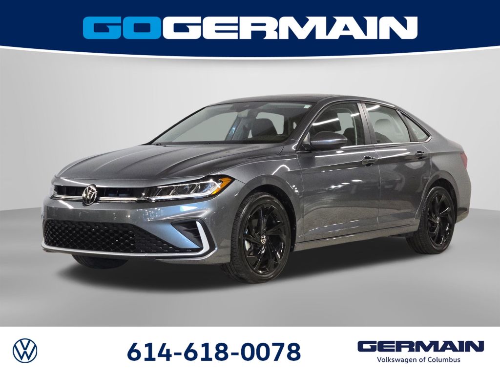 Platinum Gray Metallic 2025 Volkswagen Jetta SE FWD Sedan Front-Wheel Drive 8-Speed Automatic