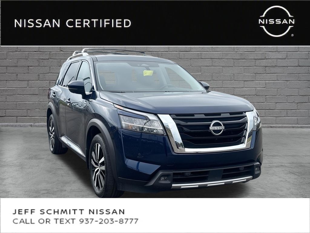 Deep Ocean Blue Pearl 2024 Nissan Pathfinder SUV / Crossover All-Wheel Drive 9-Speed Automatic
