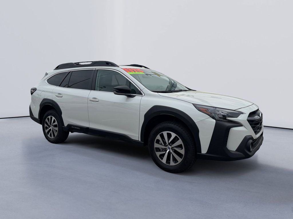 Crystal White Pearl 2025 Subaru Outback Premium AWD SUV / Crossover All-Wheel Drive Continuously Variable Transmission