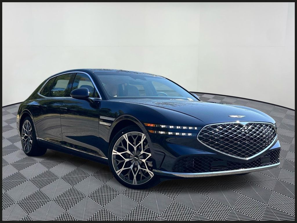 Capri Blue 2026 Genesis G90 Sedan All-Wheel Drive 8-Speed Automatic