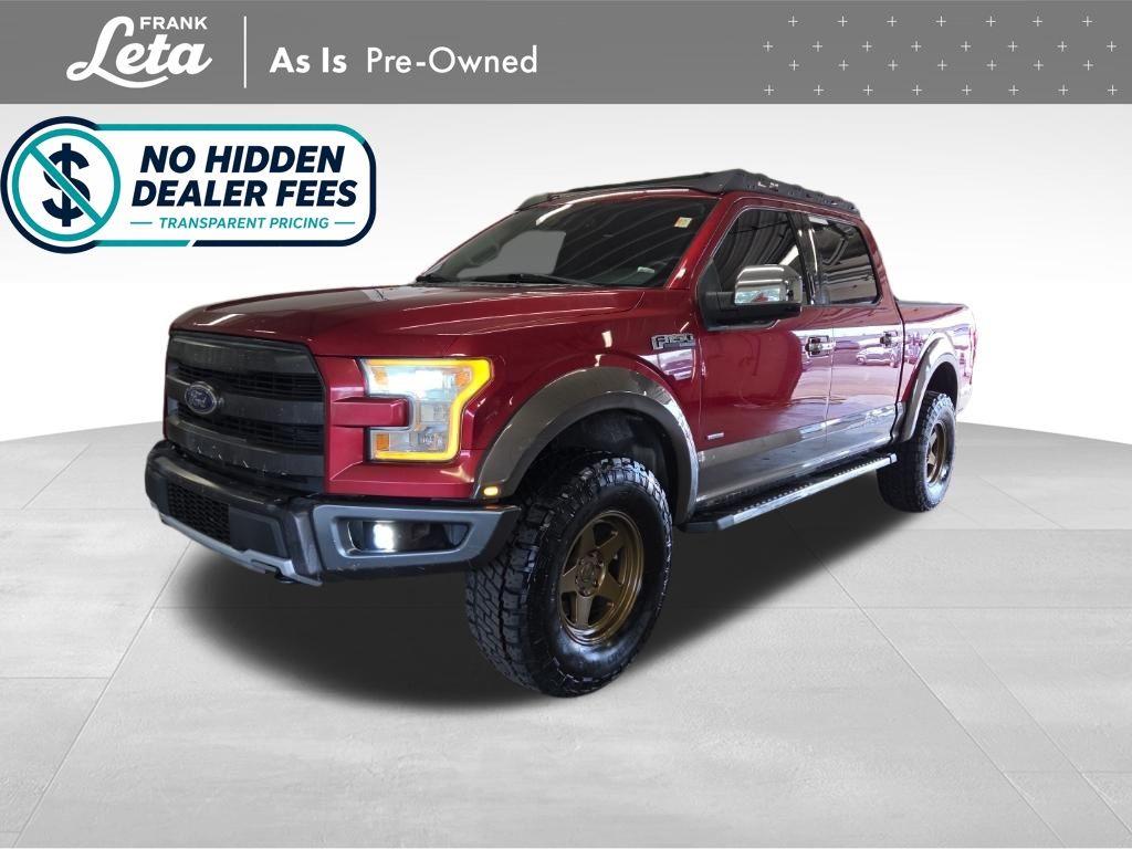 Ruby Red Metallic Tinted Clearcoat 2016 Ford F-150 Pickup Truck Four-Wheel Drive 6-Speed Automatic