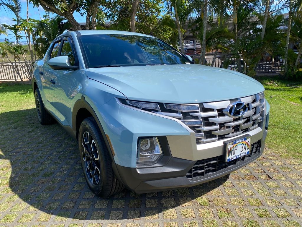 Blue Stone 2023 Hyundai Santa Cruz SE Crew Cab AWD Pickup Truck All-Wheel Drive 8-Speed Automatic