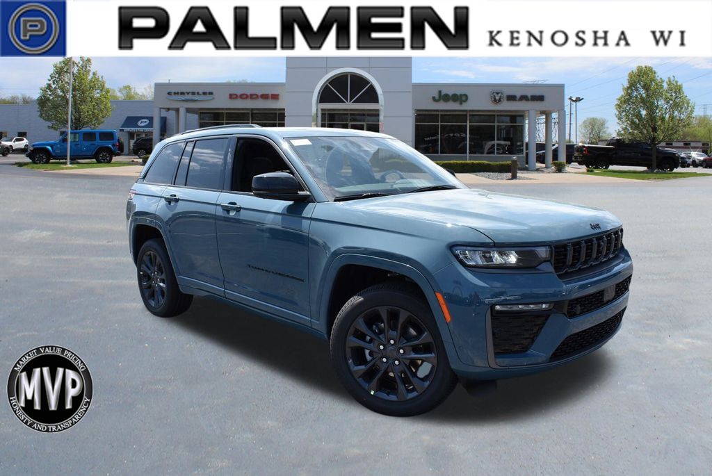Gray (Steel Blue) 2026 Jeep Grand Cherokee SUV / Crossover Four-Wheel Drive 8-Speed Automatic