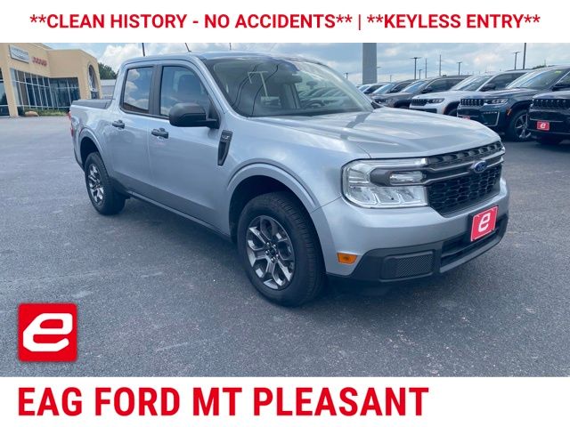 Iconic Silver Metallic 2024 Ford Maverick Pickup Truck Front-Wheel Drive Continuously Variable Transmission
