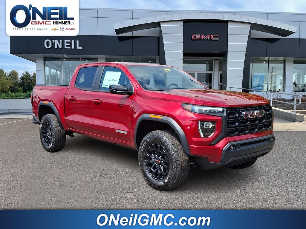 Volcanic Red Tintcoat 2026 GMC Canyon Pickup Truck Four-Wheel Drive 8-Speed Automatic
