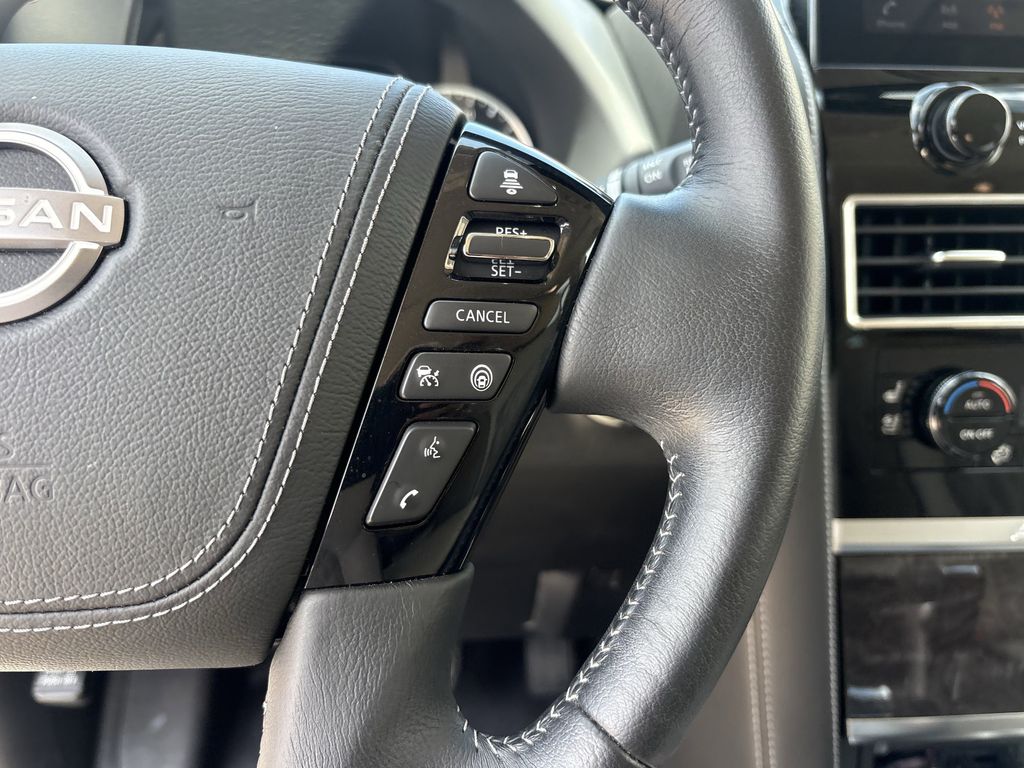 2023 Nissan Armada Platinum White at Central Houston Nissan