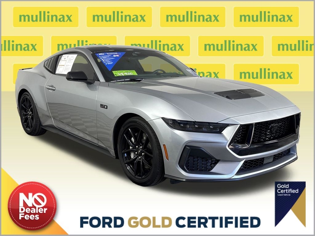 Silver Metallic 2025 Ford Mustang Coupe Rear-Wheel Drive Automatic