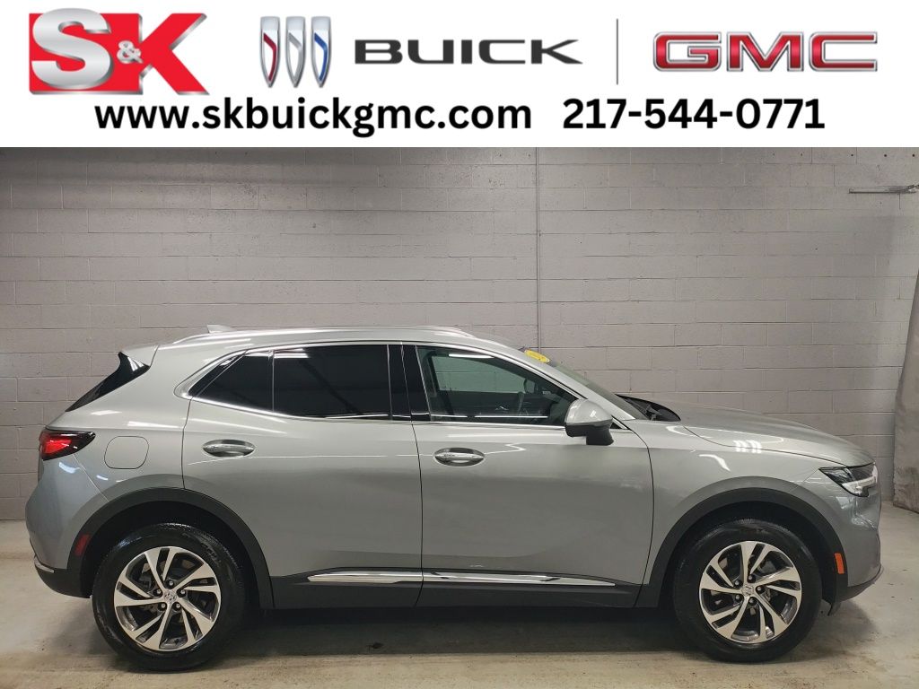 Gray Metallic 2023 Buick Envision Essence FWD SUV / Crossover Front-Wheel Drive 9-Speed Automatic