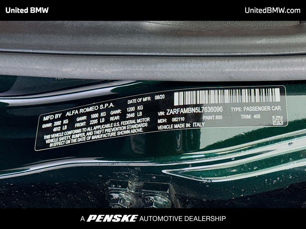 Thumbnail: 2020 Alfa Romeo Giulia - 14