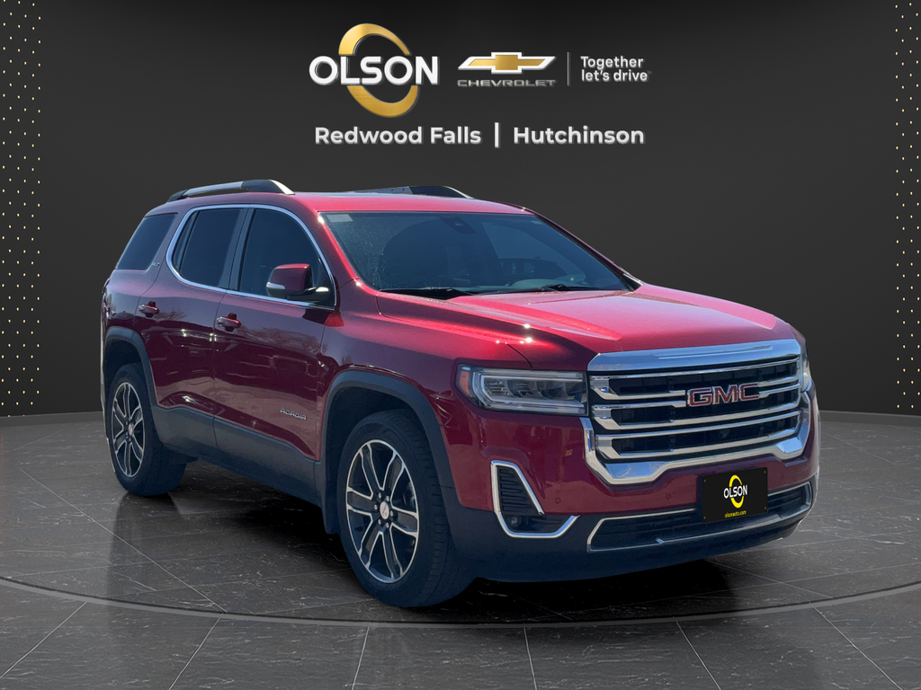 Cayenne Red Tintcoat 2021 GMC Acadia SLT AWD SUV / Crossover Four-Wheel Drive 9-Speed Automatic