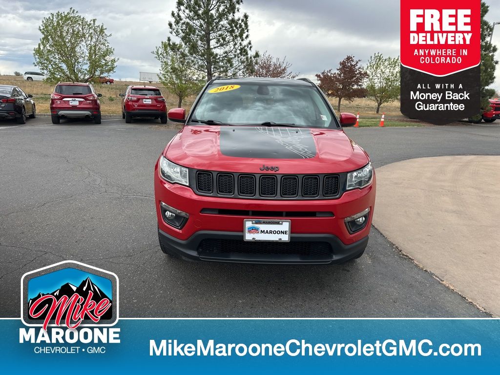 Redline Pearlcoat 2018 Jeep Compass Altitude 4WD SUV / Crossover Four-Wheel Drive 9-Speed Automatic