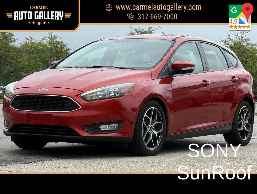 Chili Pepper Red 2018 Ford Focus Hatchback Front-Wheel Drive 6-Speed Automatic