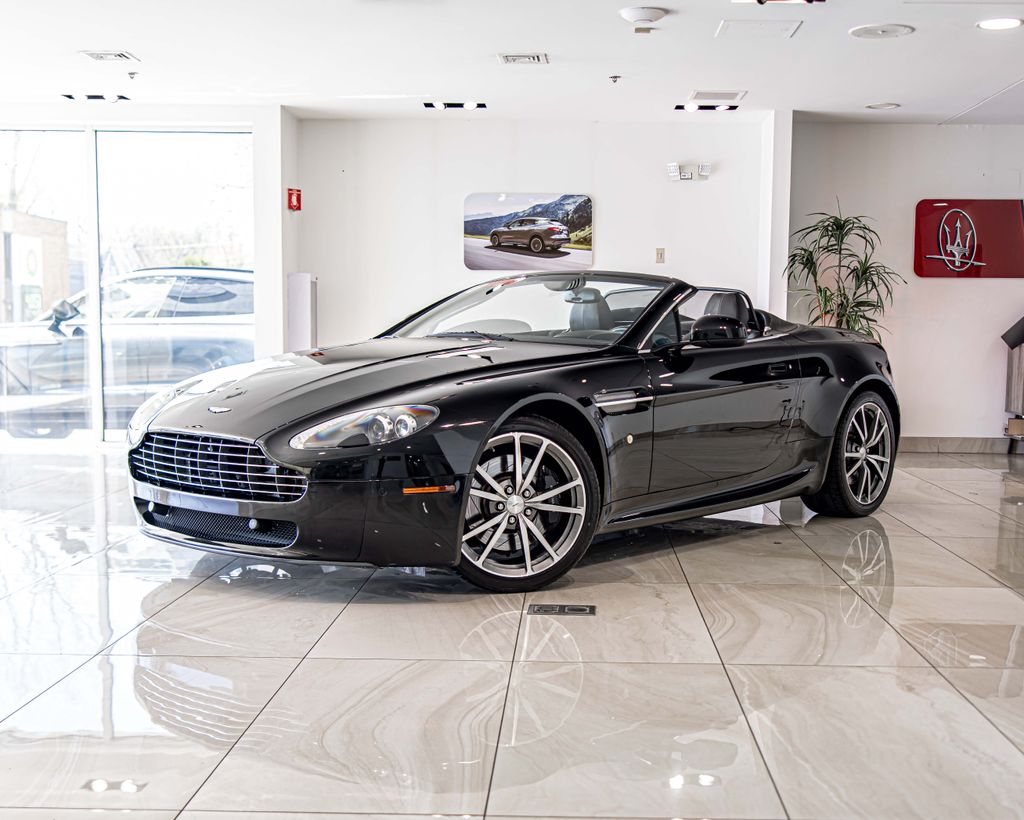 Storm Black 2010 Aston Martin V8 Vantage Roadster RWD Convertible Rear-Wheel Drive 6-Speed Manual