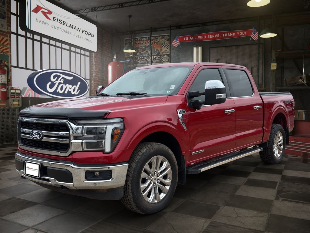 Red Metallic 2025 Ford F-150 Pickup Truck Four-Wheel Drive Automatic