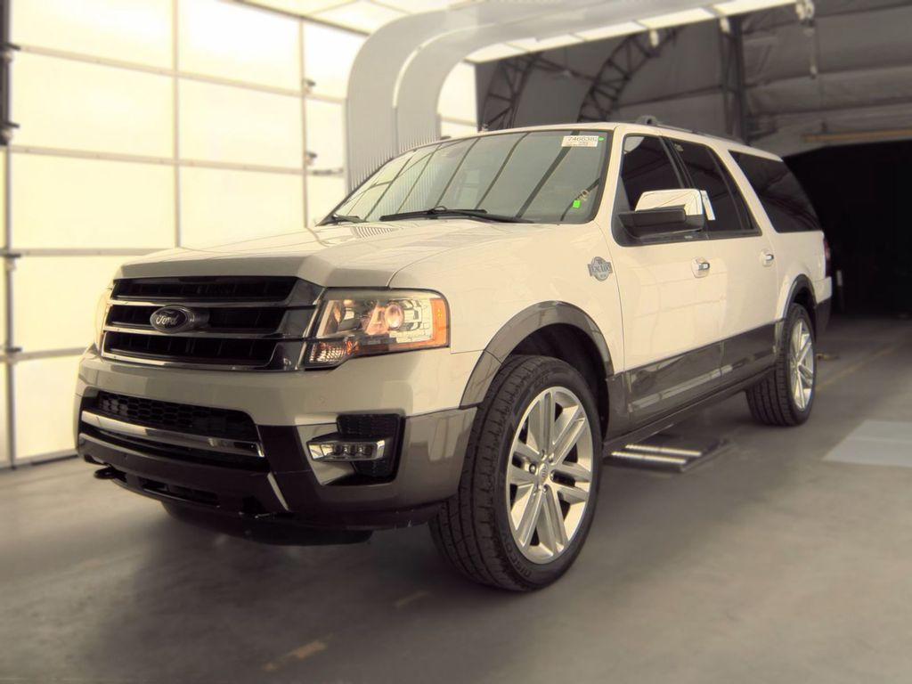 White Platinum Clearcoat Metallic 2016 Ford Expedition SUV / Crossover Four-Wheel Drive 6-Speed Automatic