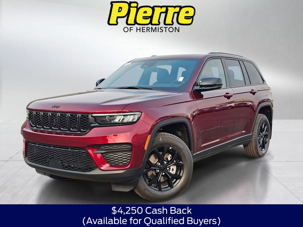 Velvet Red Pearlcoat 2025 Jeep Grand Cherokee Altitude X 4WD SUV / Crossover Four-Wheel Drive 8-Speed Automatic