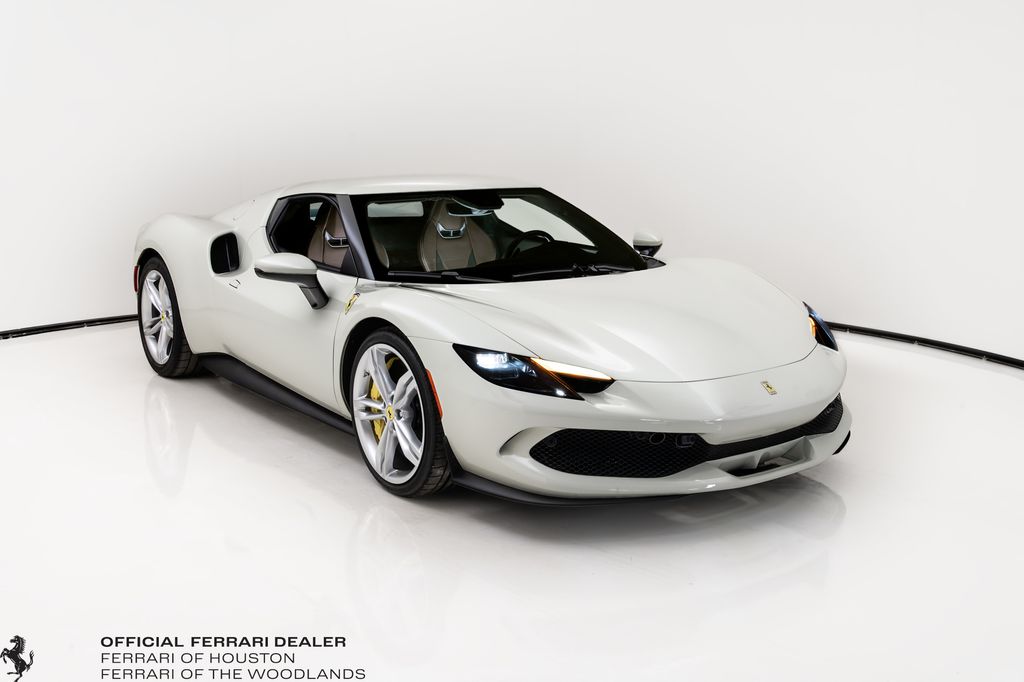 Bianco Avus 2025 Ferrari 296 GTB Coupe Rear-Wheel Drive 8-Speed Dual Clutch