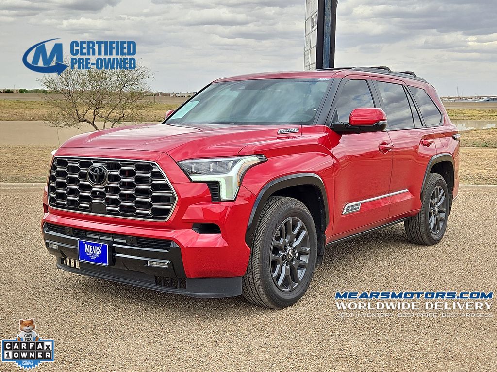Supersonic Red 2026 Toyota Sequoia Platinum 4WD SUV / Crossover Four-Wheel Drive Automatic