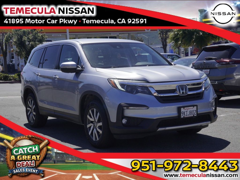 Lunar Silver Metallic 2021 Honda Pilot EX FWD SUV / Crossover Front-Wheel Drive 9-Speed Automatic