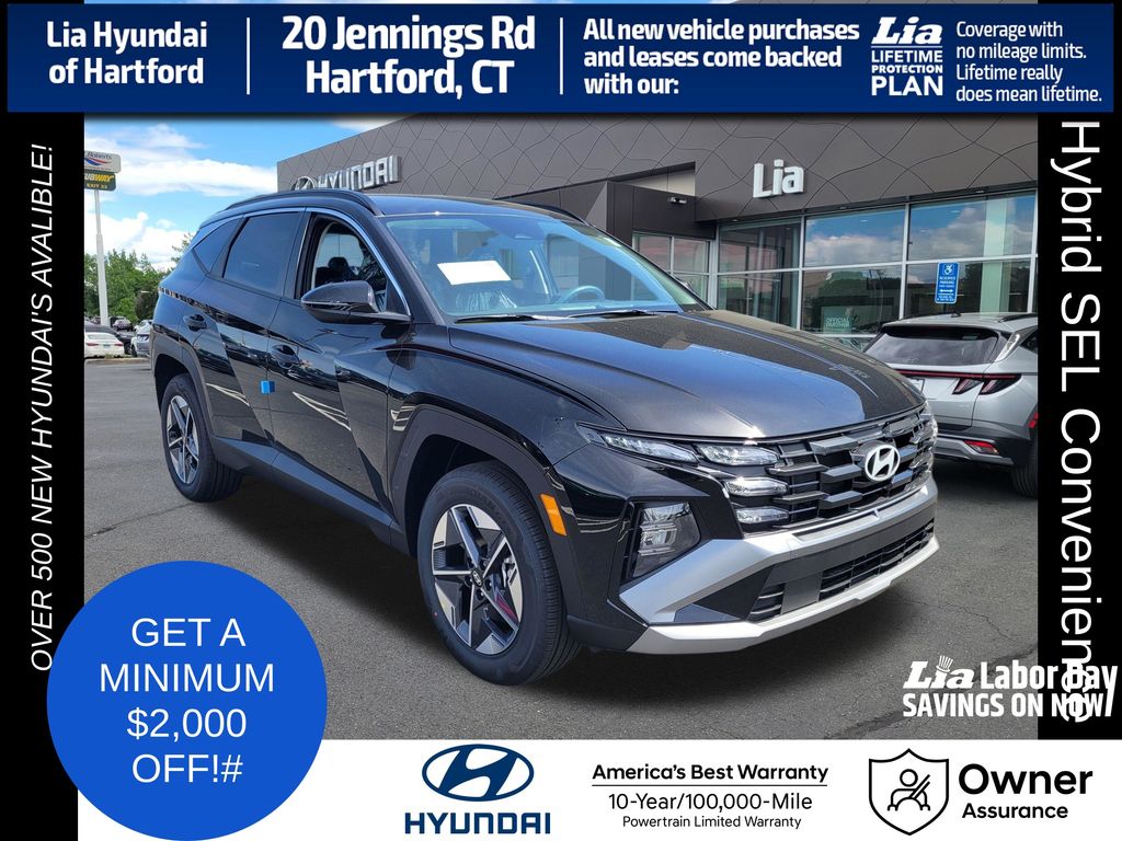 Ash Black 2026 Hyundai Tucson Hybrid SUV / Crossover All-Wheel Drive 6-Speed Automatic